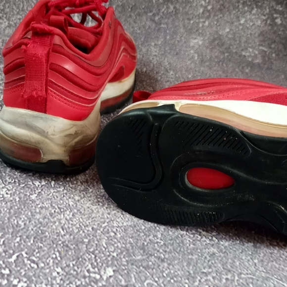 Nike Air Max 97 Ultra 17 Gym Red (Women's) Sneakers 917704-601 - Picture 9 of 10
